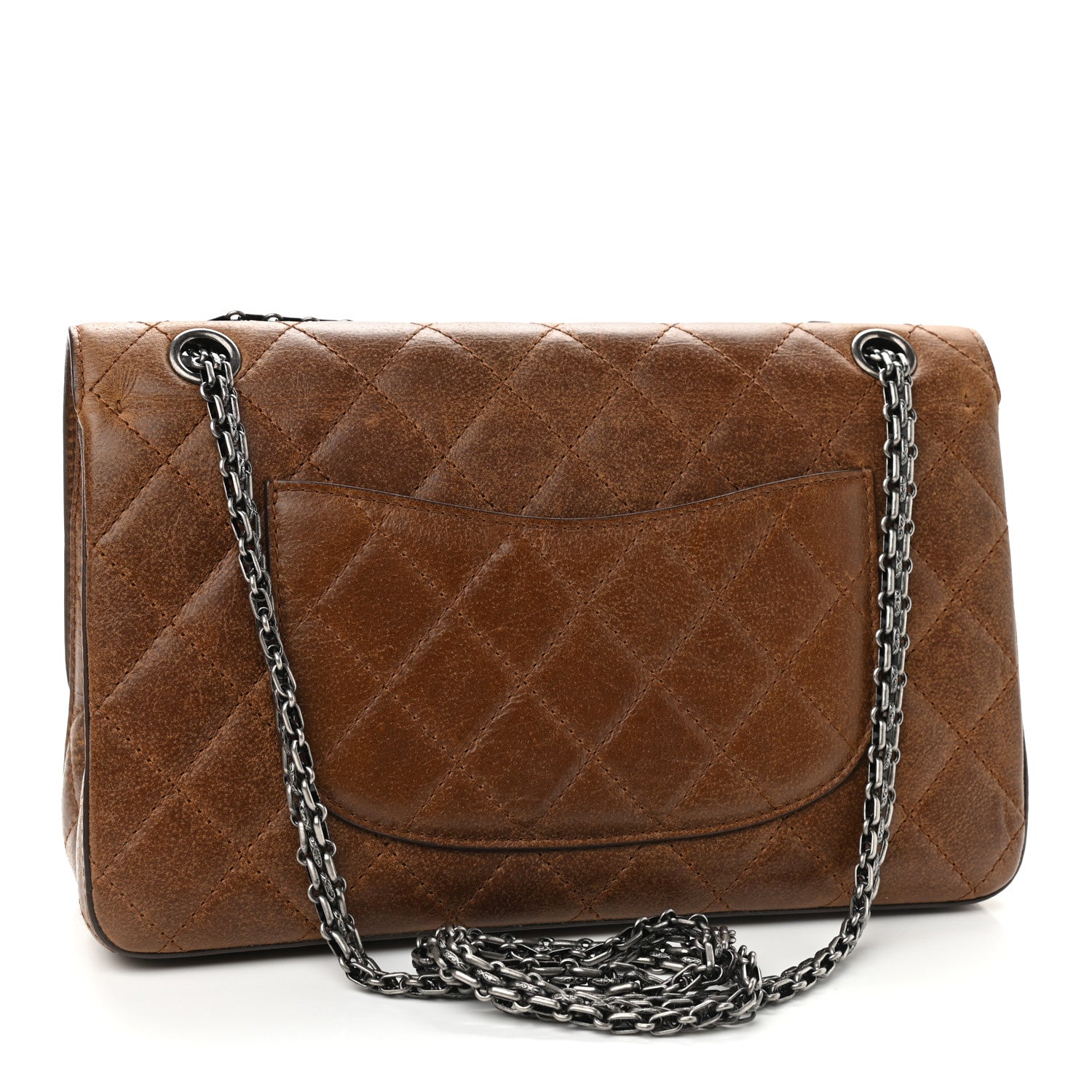 Chanel Aged Calfskin Quilted 2.55 Reissue 226 Flap Light Brown 2 of 12