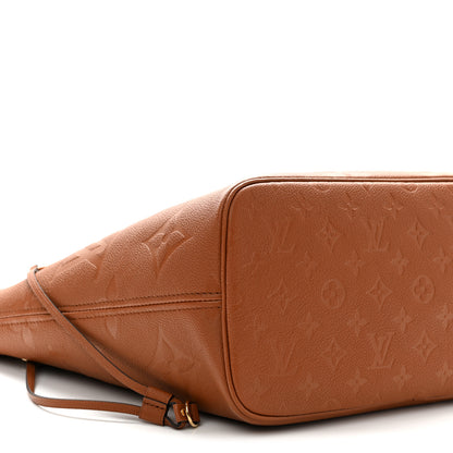 Louis Vuitton Empreinte Monogram Giant Neverfull MM Cognac 9 of 10