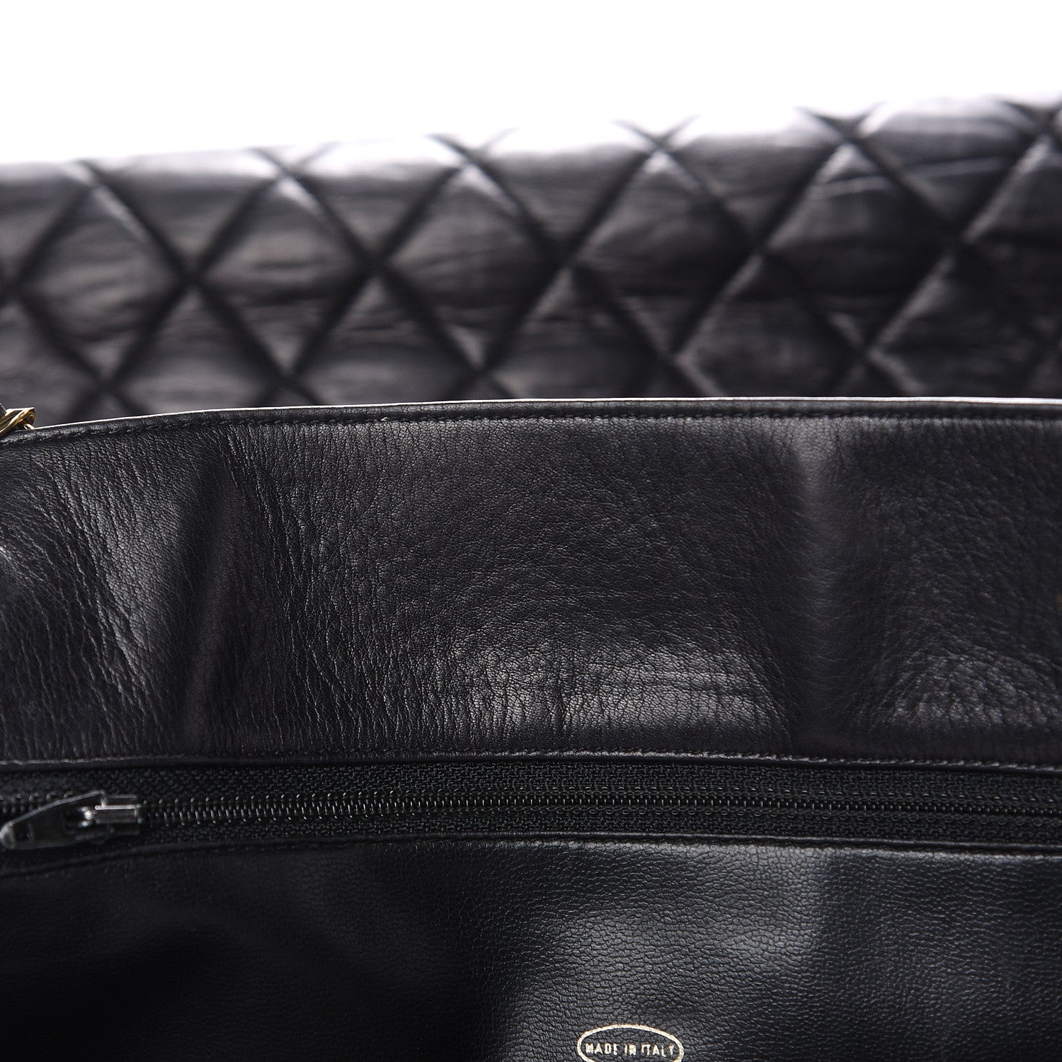 Chanel Lambskin Quilted Shoulder Bag Black 15 of 16