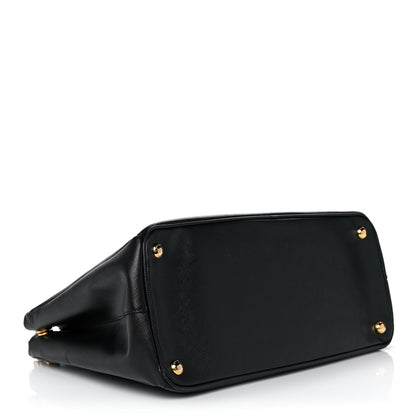 Prada Saffiano Medium Galleria Double Zip Tote Black 4 of 10