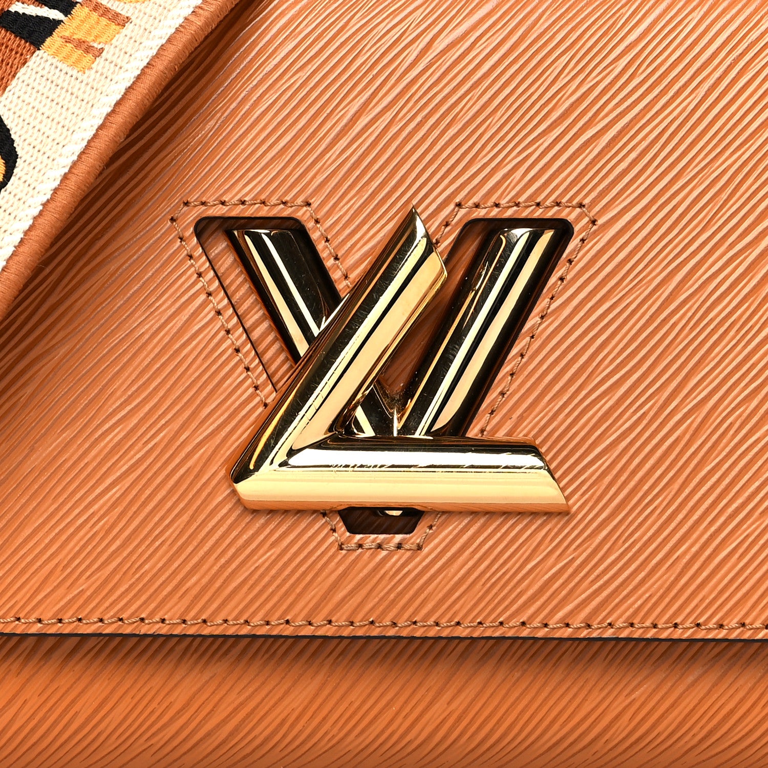 Louis Vuitton Epi Twist Shoulder Bag MM Gold Honey 8 of 10