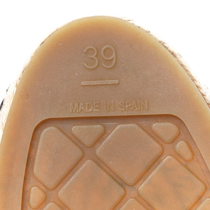 Chanel Denim Toile CC Espadrilles 39 Pink Black 8 of 11