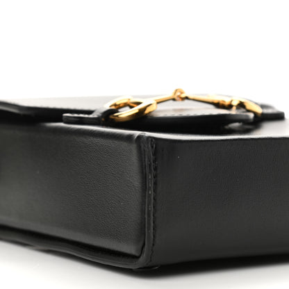 Gucci Boarded Plutone Calfskin Mini Horsebit 1955 Crossbody Bag Black 9 of 12