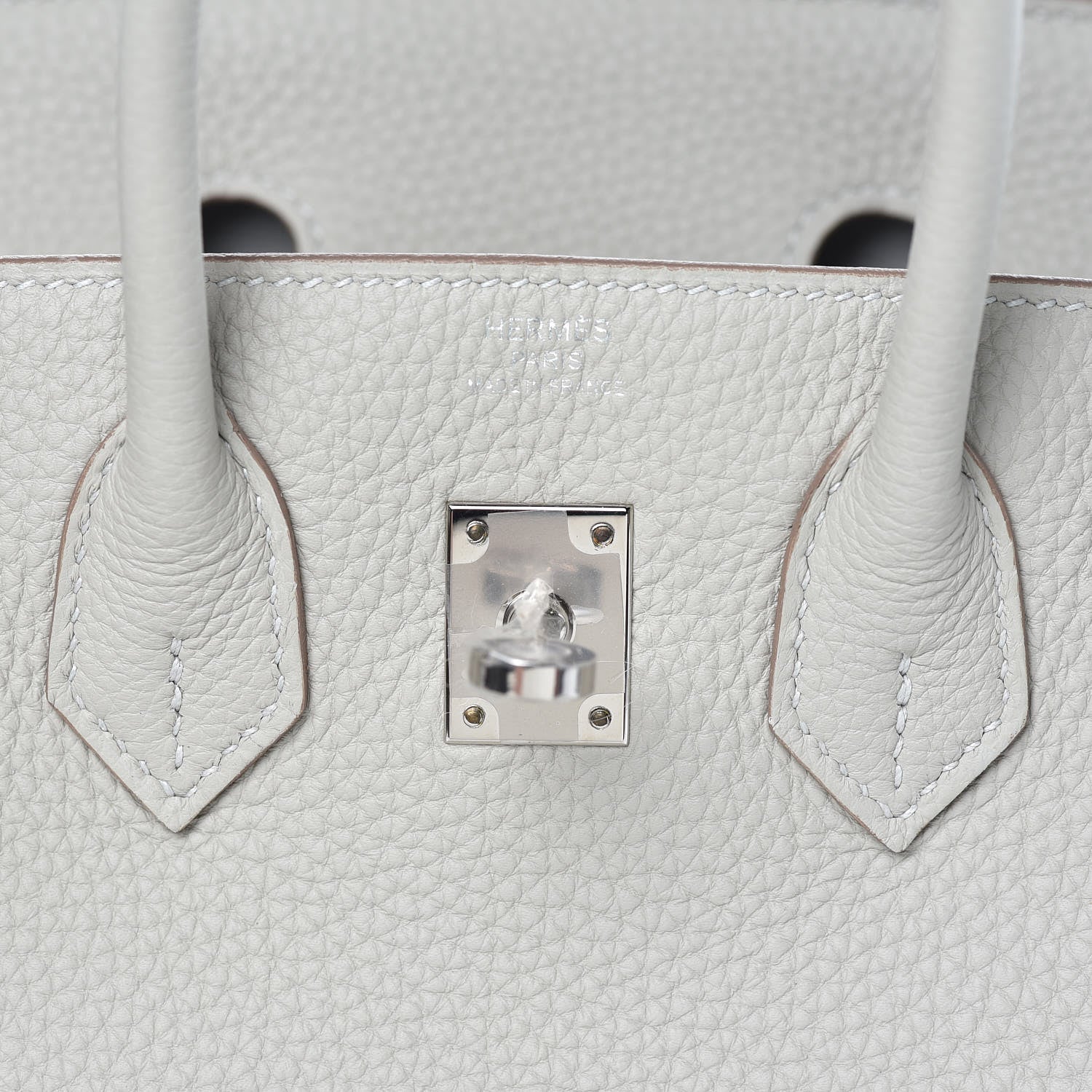 Hermes Togo Birkin 25 Gris Perle 8 of 33