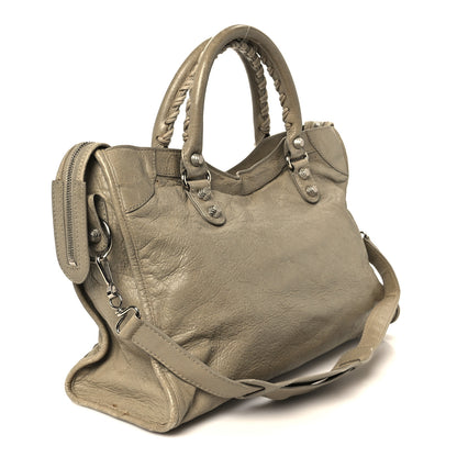 Balenciaga Agneau Giant 12 Silver Hardware City Latte Beige 4 of 12