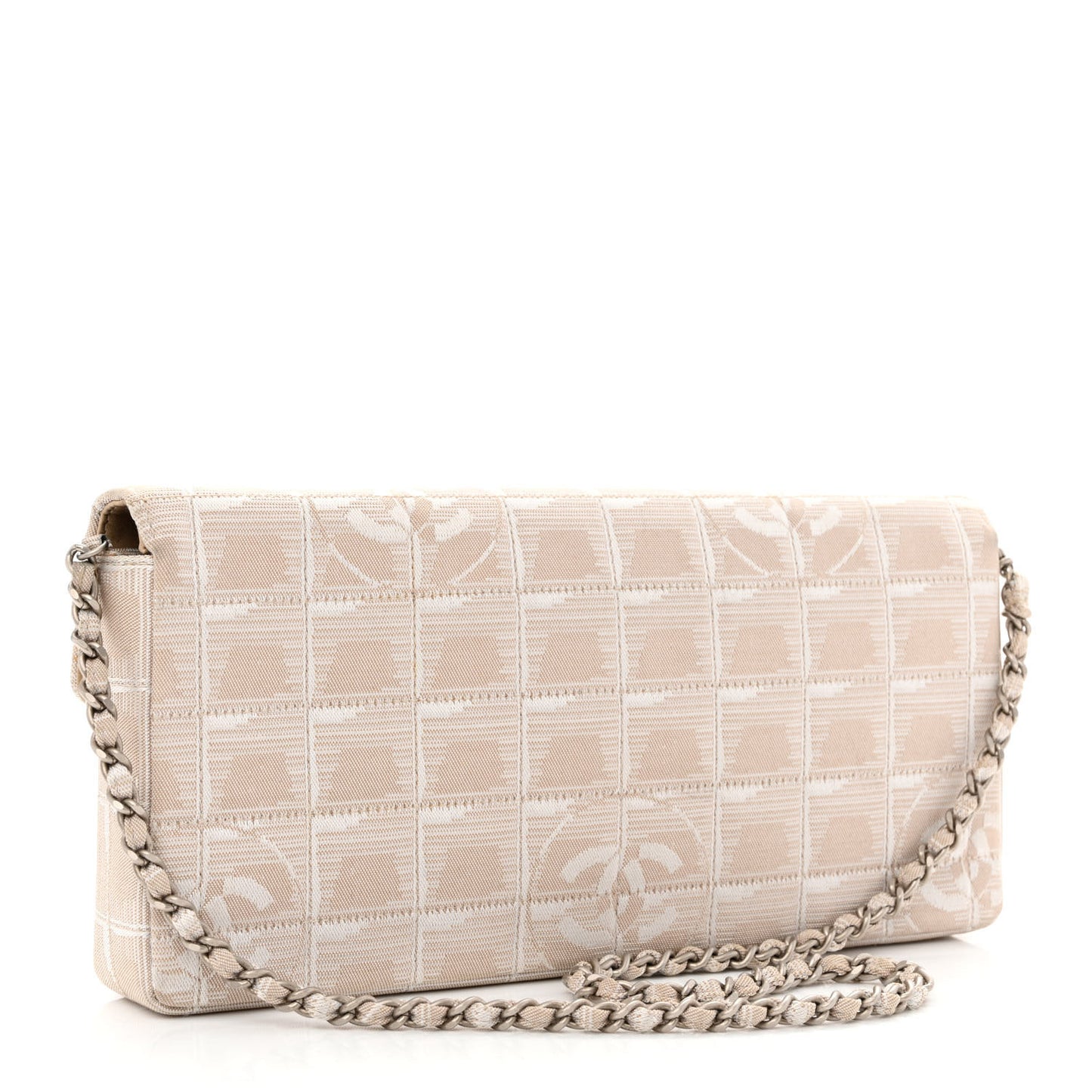 Nylon Travel East West Flap Beige