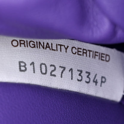 Bottega Veneta Shearling Lambskin Embellished The Mini Pouch Purple 8 of 11