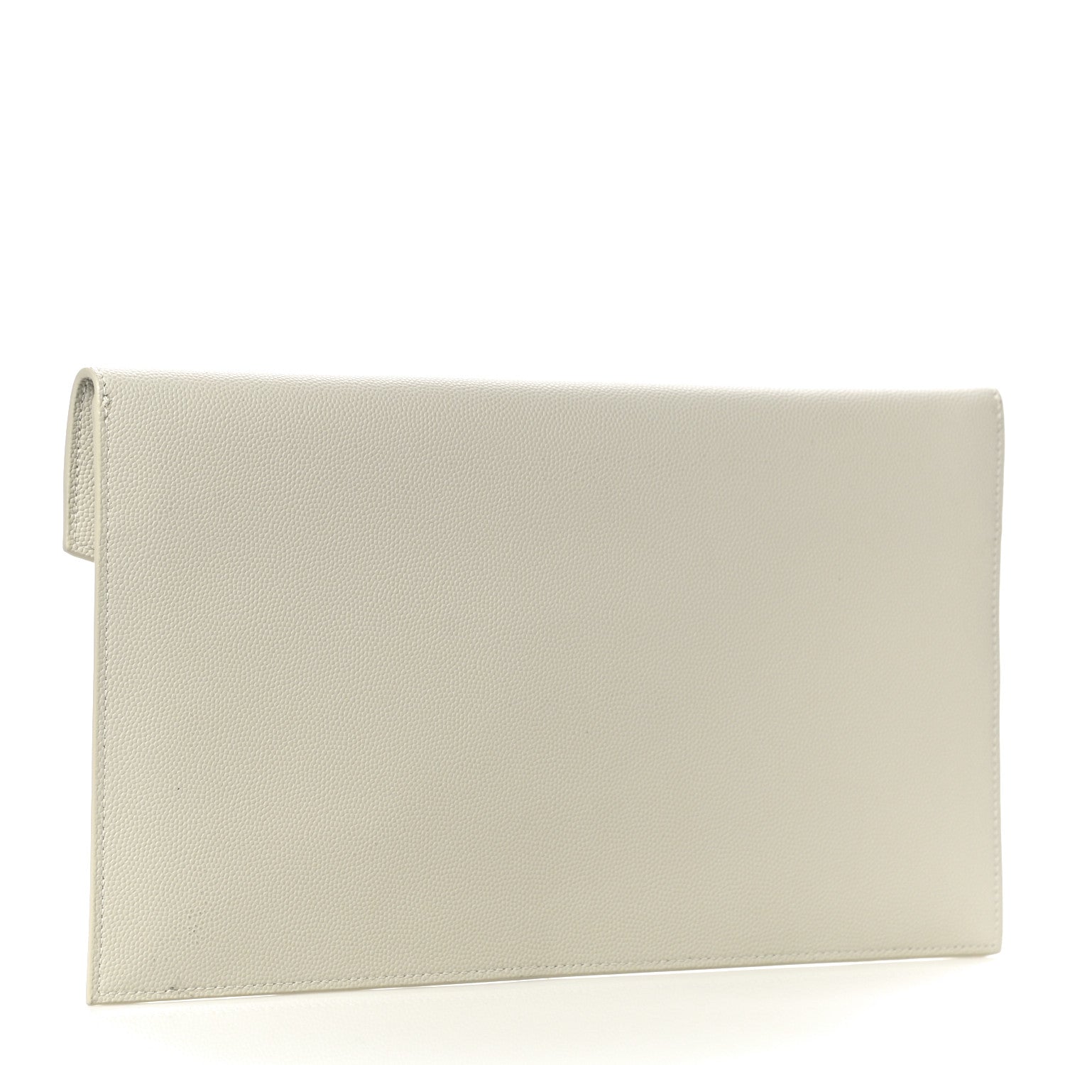 Saint Laurent Smooth Shiny Calfskin Uptown Pouch Crema Soft 3 of 10