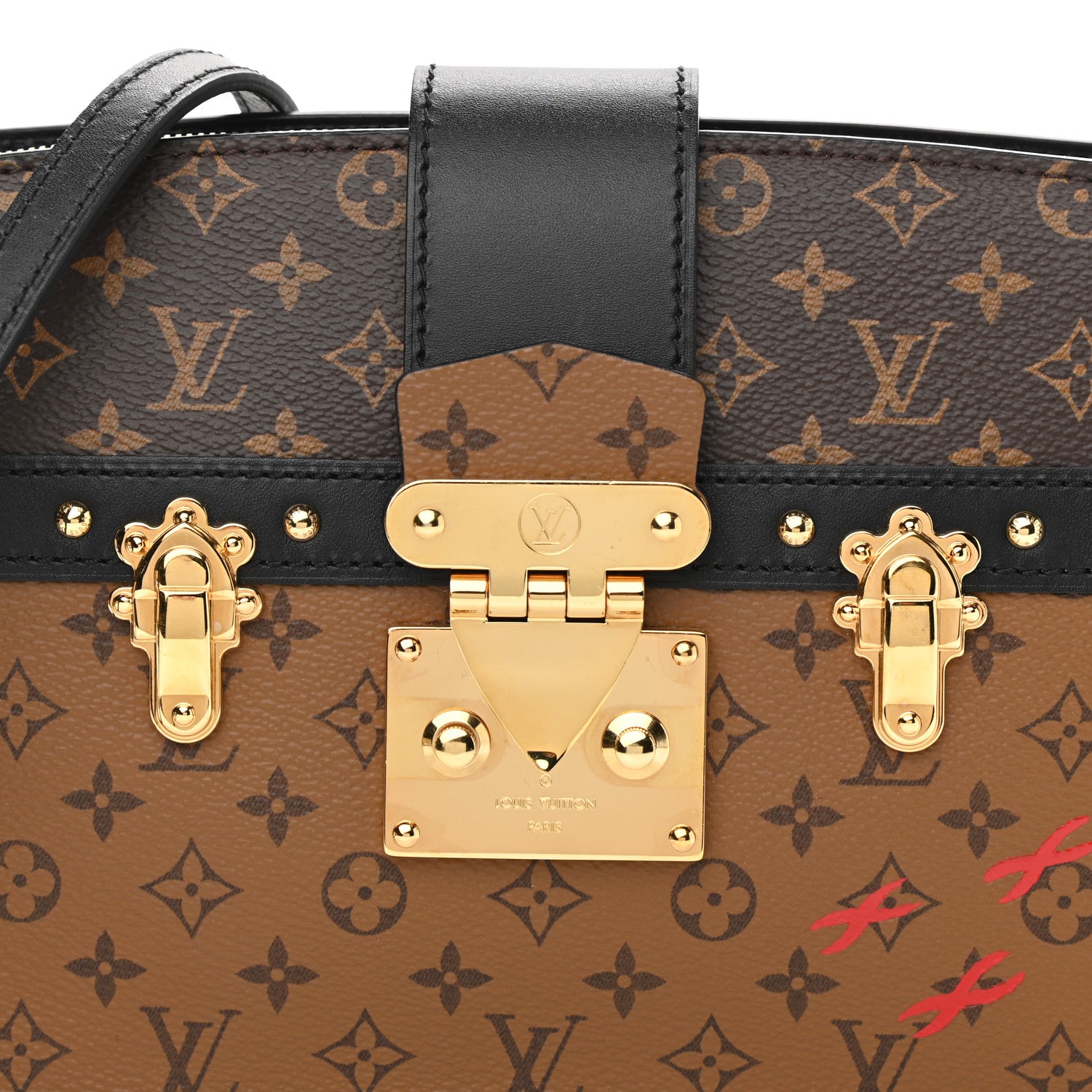 Louis Vuitton Reverse Monogram Trunk Clutch 7 of 9