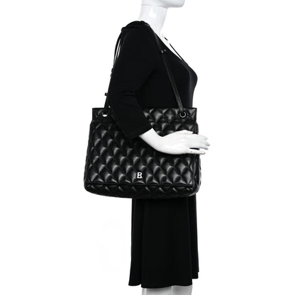 Balenciaga Nappa Calfskin Quilted Large Touch B Shoulder Bag 2 of 10