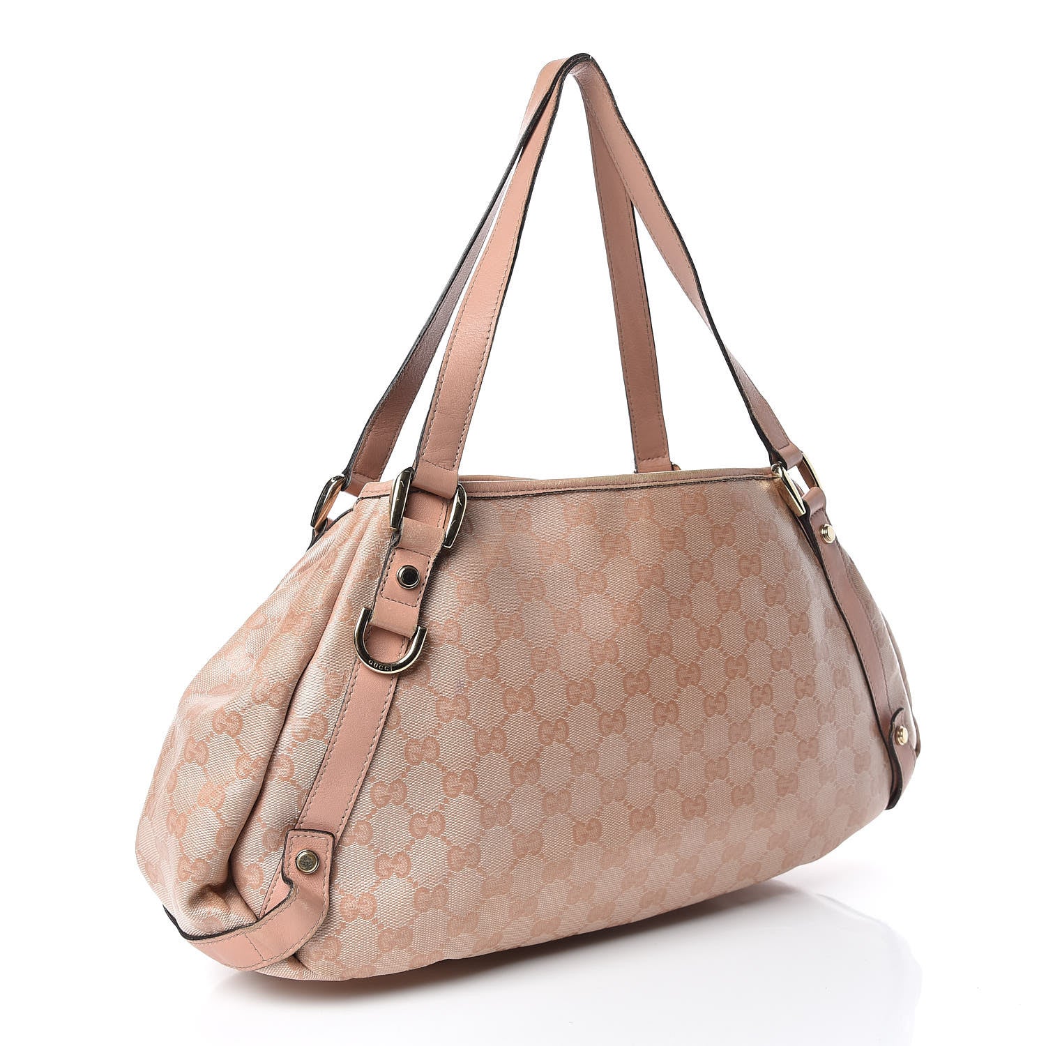 Gucci Crystal Monogram Medium Abbey Shoulder Bag Blush 3 of 14