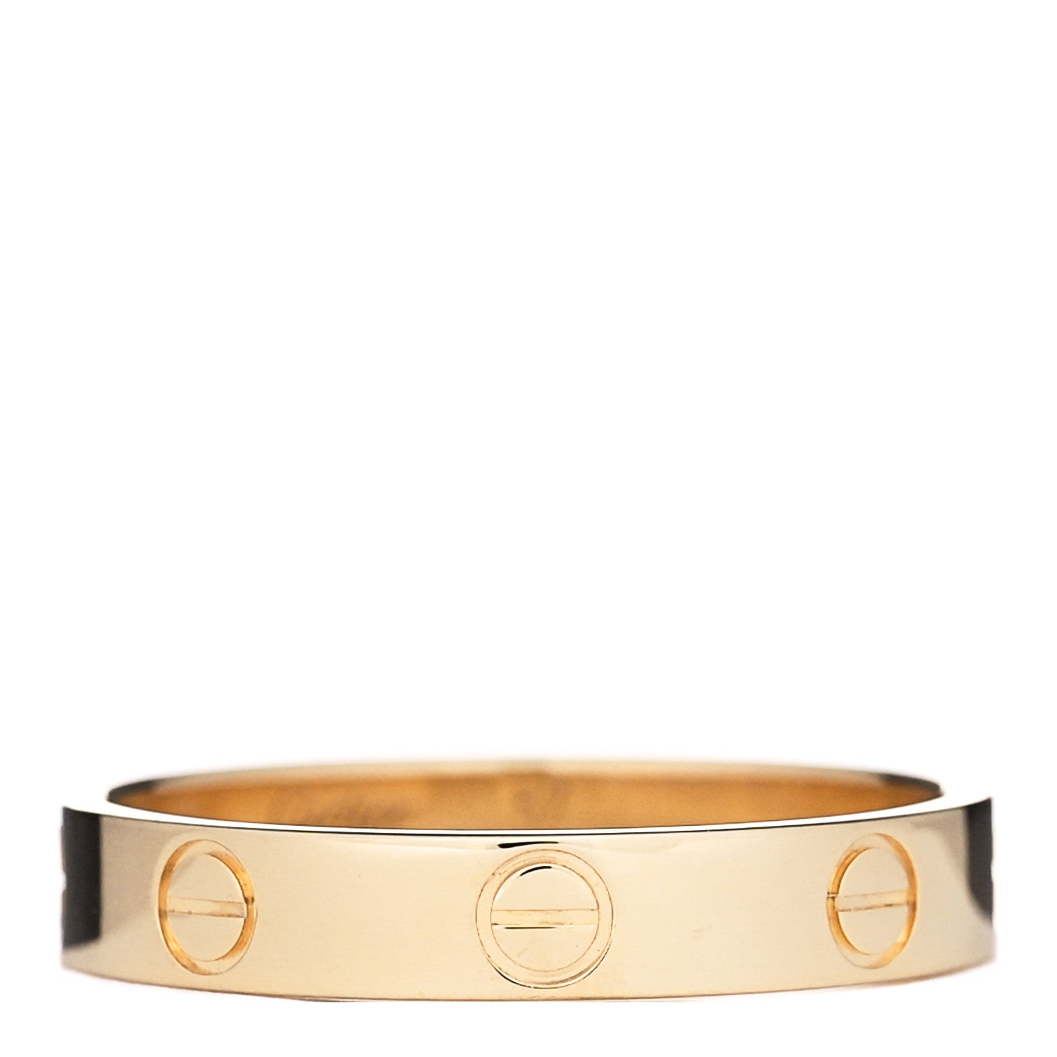 Cartier 18K Yellow Gold 3.5mm LOVE Wedding Band Ring 57 8 1 of 4