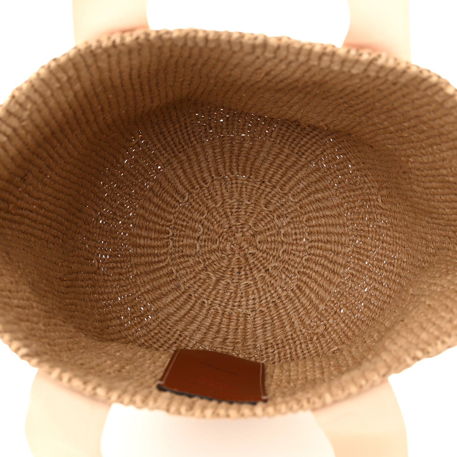 Chloe Raffia Large Woody Tote White 5 of 10