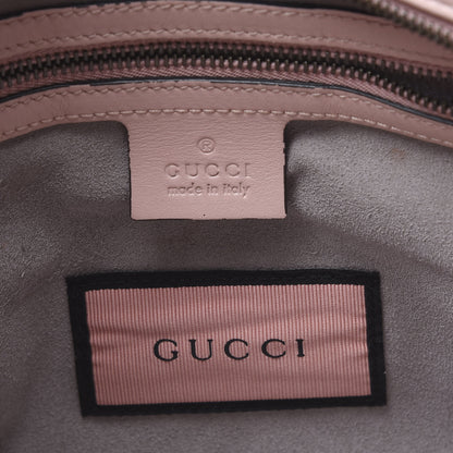 Gucci Calfskin Matelasse GucciGhost Medium GG Marmont Chain Shoulder Bag Perfect Pink Rosa Ivory 4 of 11