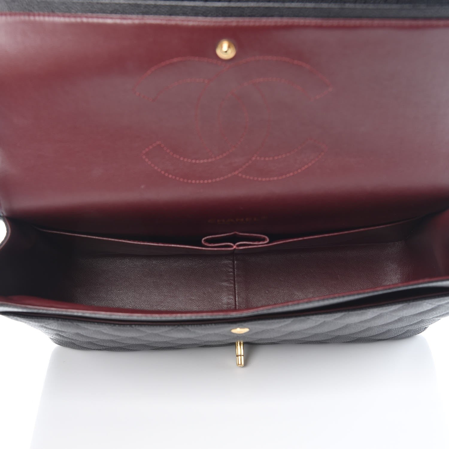 Chanel Caviar Quilted Maxi Double Flap Black 5 of 9