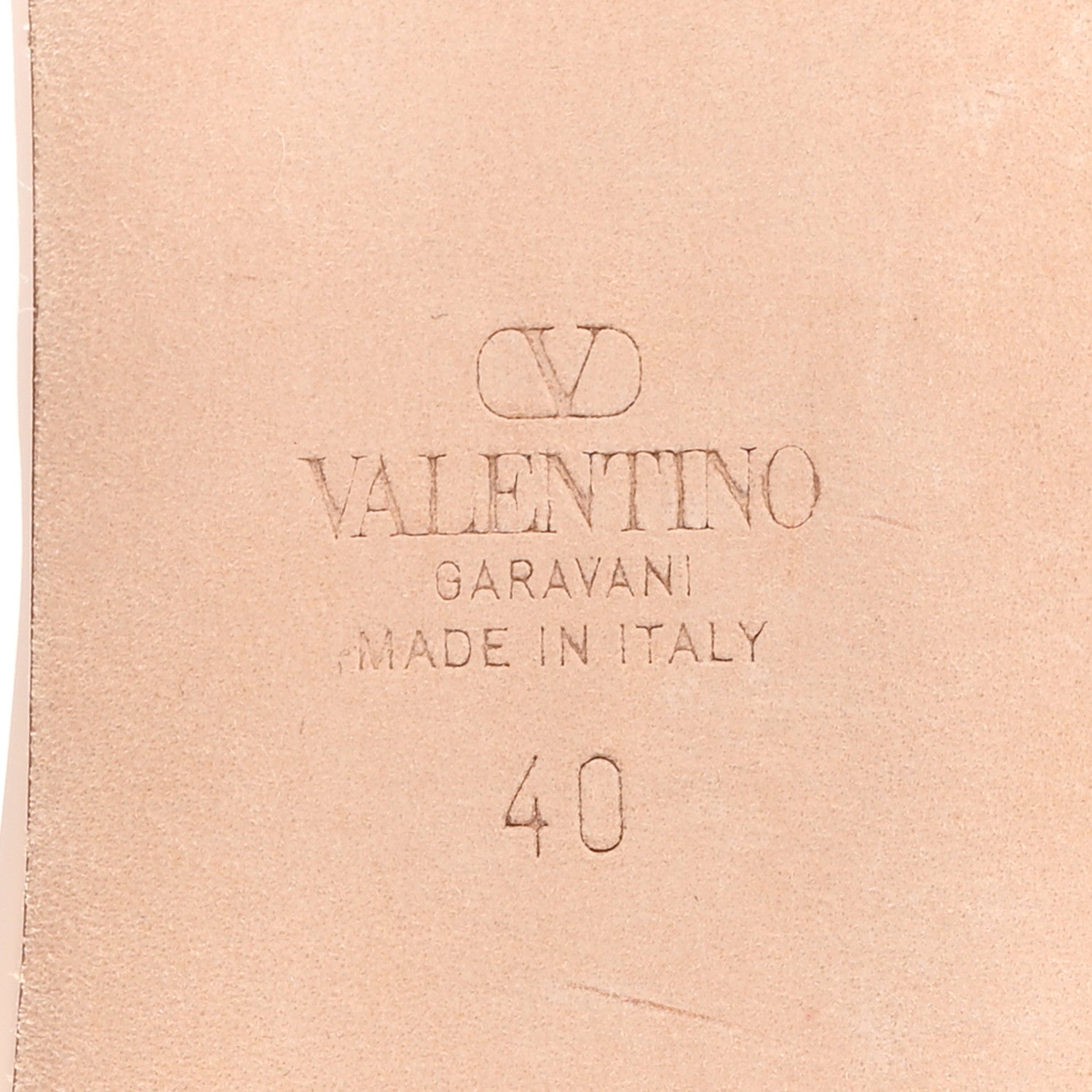 Valentino Garavani Patent Nappa Rockstud Ballerina Flats 40 Rose Quartz 7 of 10