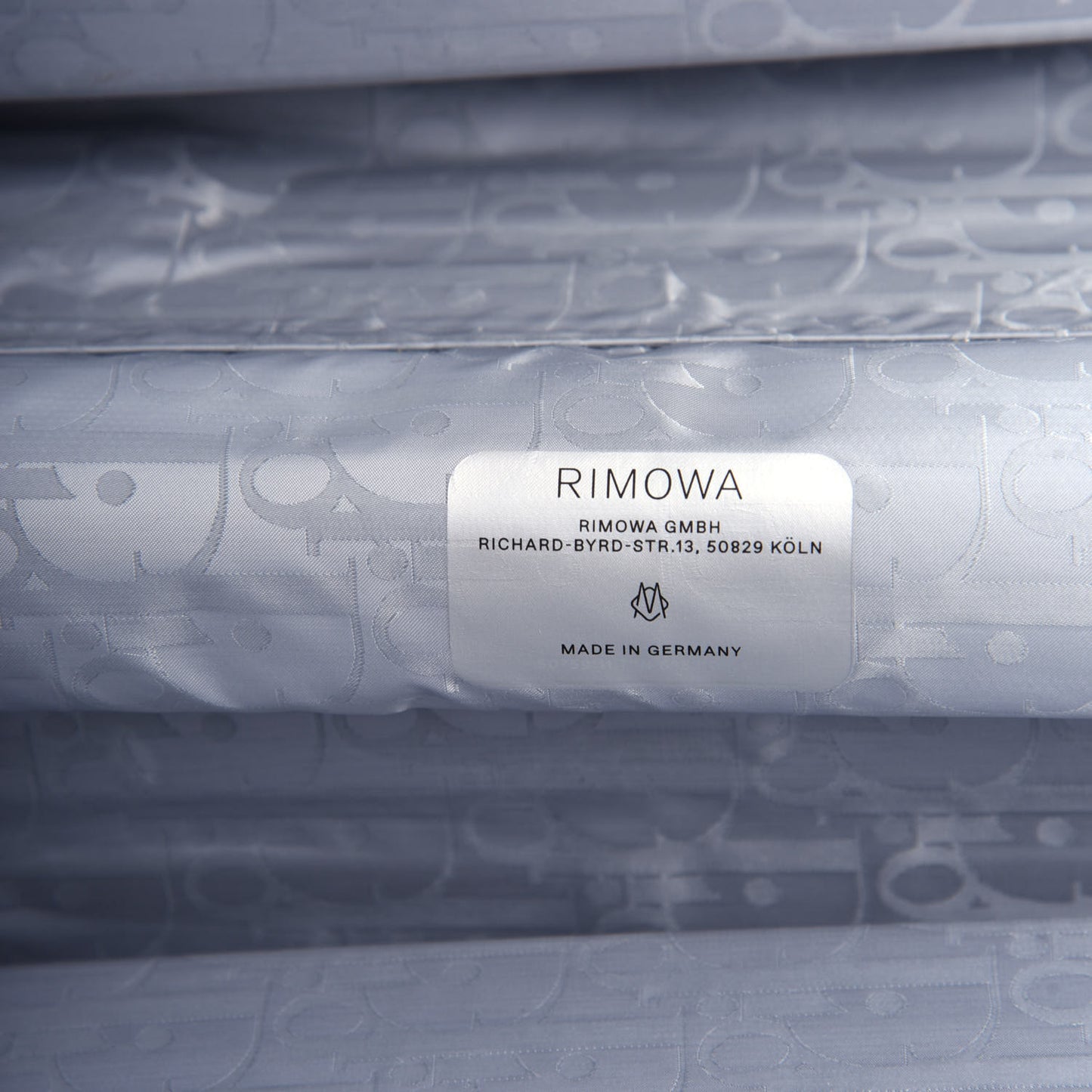 X RIMOWA Aluminum Gradient Cabin Luggage Blue Multi