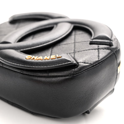 Chanel Lambskin Quilted Waist Coco Midnight Belt Bag Black 10 of 10