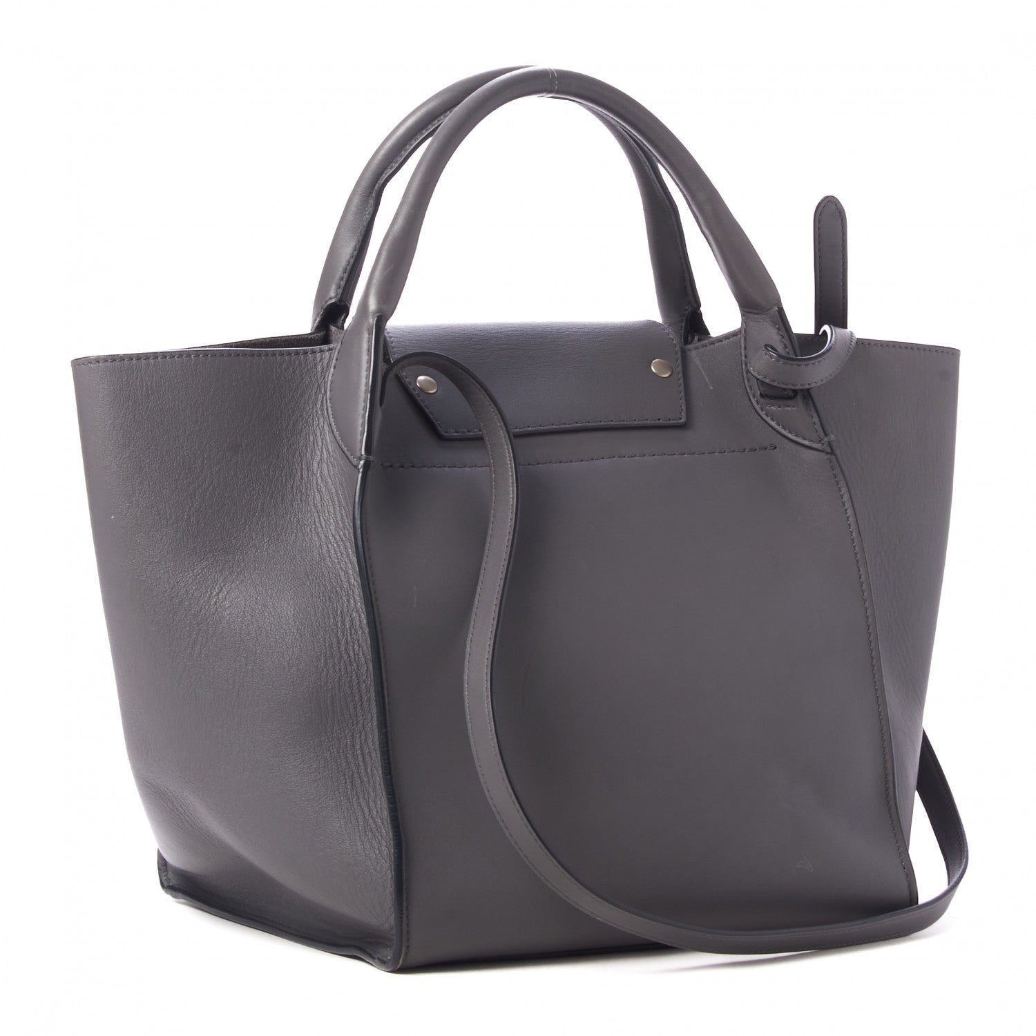 Celine Supple Grained Calfskin Small Big Bag Grey 3 of 9