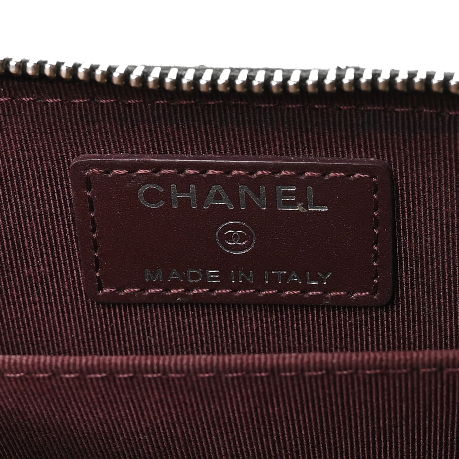 Chanel Caviar Quilted Zip Coin Purse Black 6 of 8
