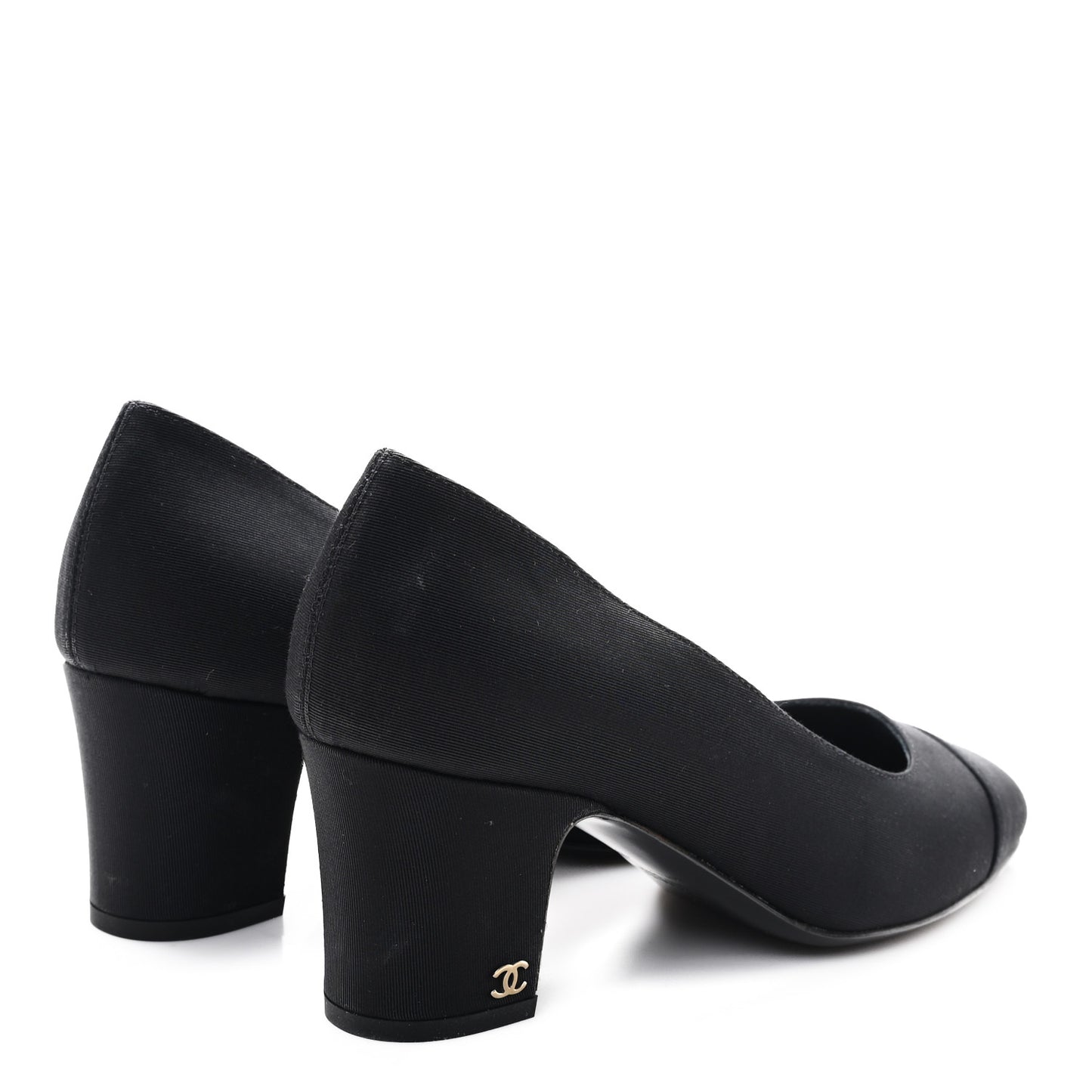 Grosgrain Cap Toe Uniform Pump 39 Black