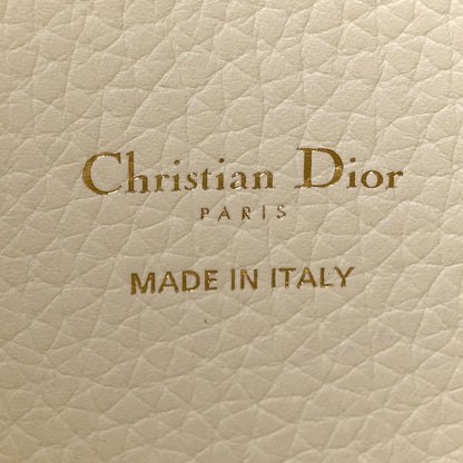 Christian Dior Calfskin Medium Signature Bucket Bag Latte 6 of 12