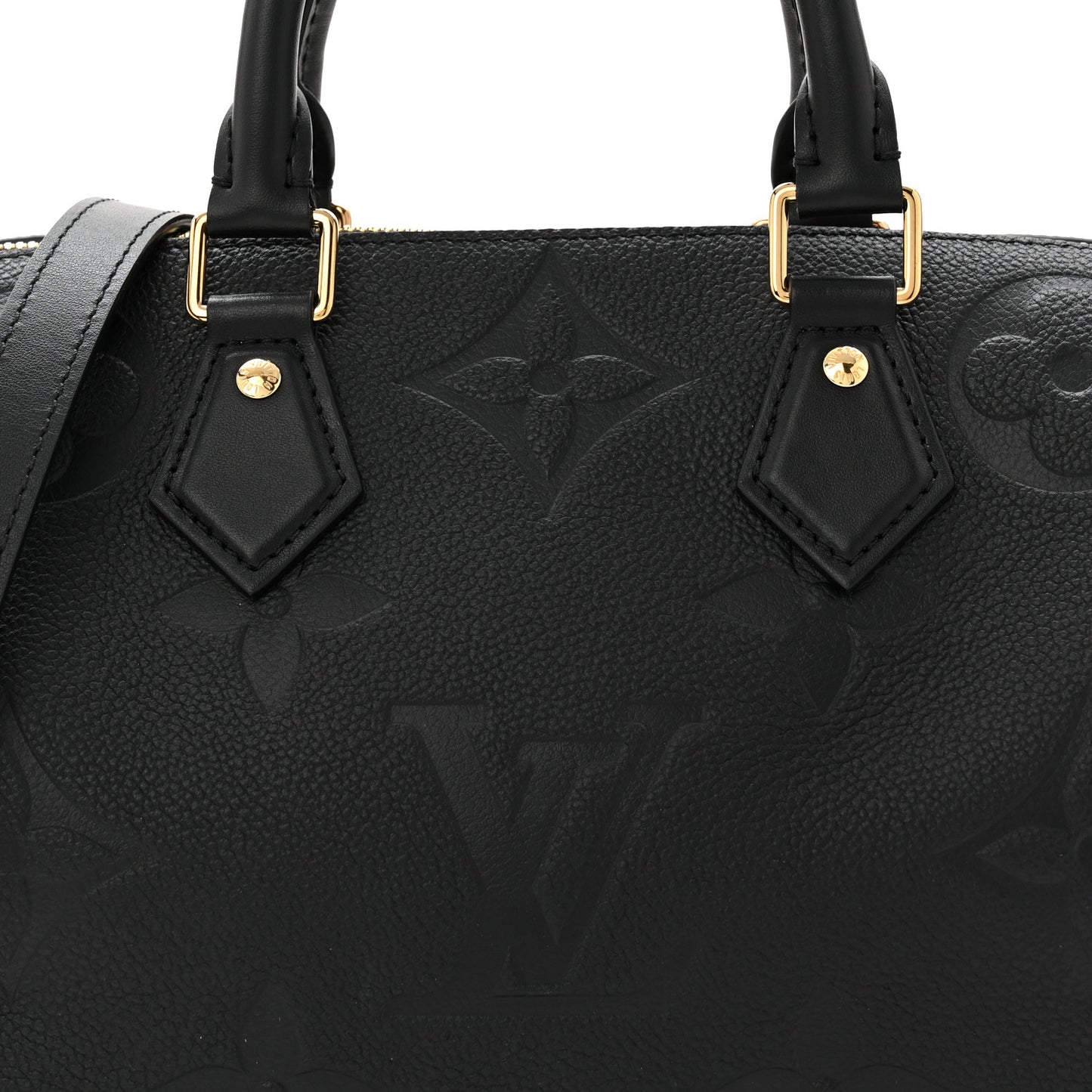 Empreinte Monogram Giant Speedy Bandouliere 25 Black