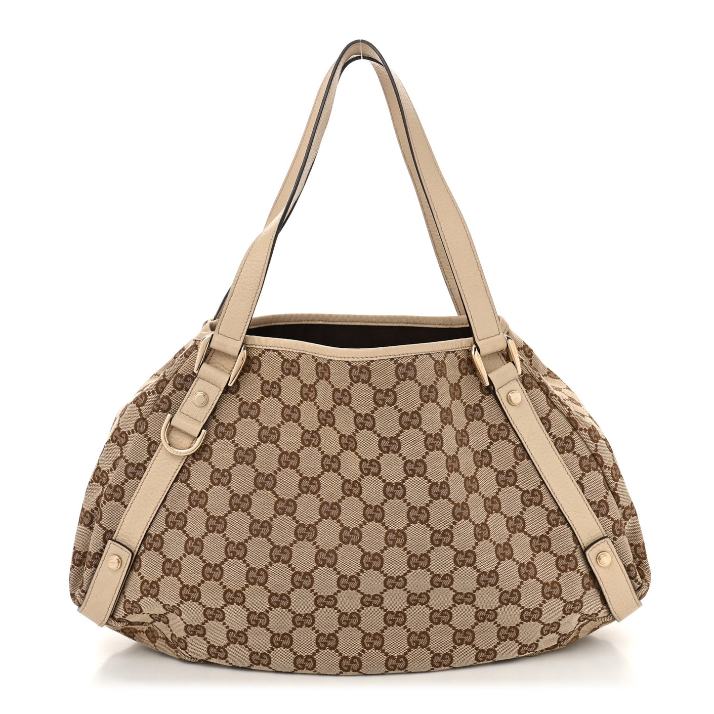 Monogram Medium Abbey Shoulder Bag Off White
