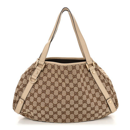 Gucci Monogram Medium Abbey Shoulder Bag Off White 1 of 10