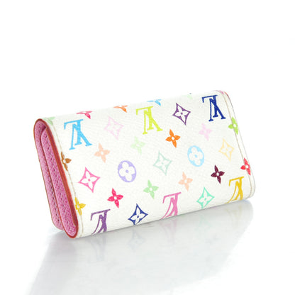 Louis Vuitton Monogram Multicolor Multicles 4 Key Holder White Litchi 3 of 8