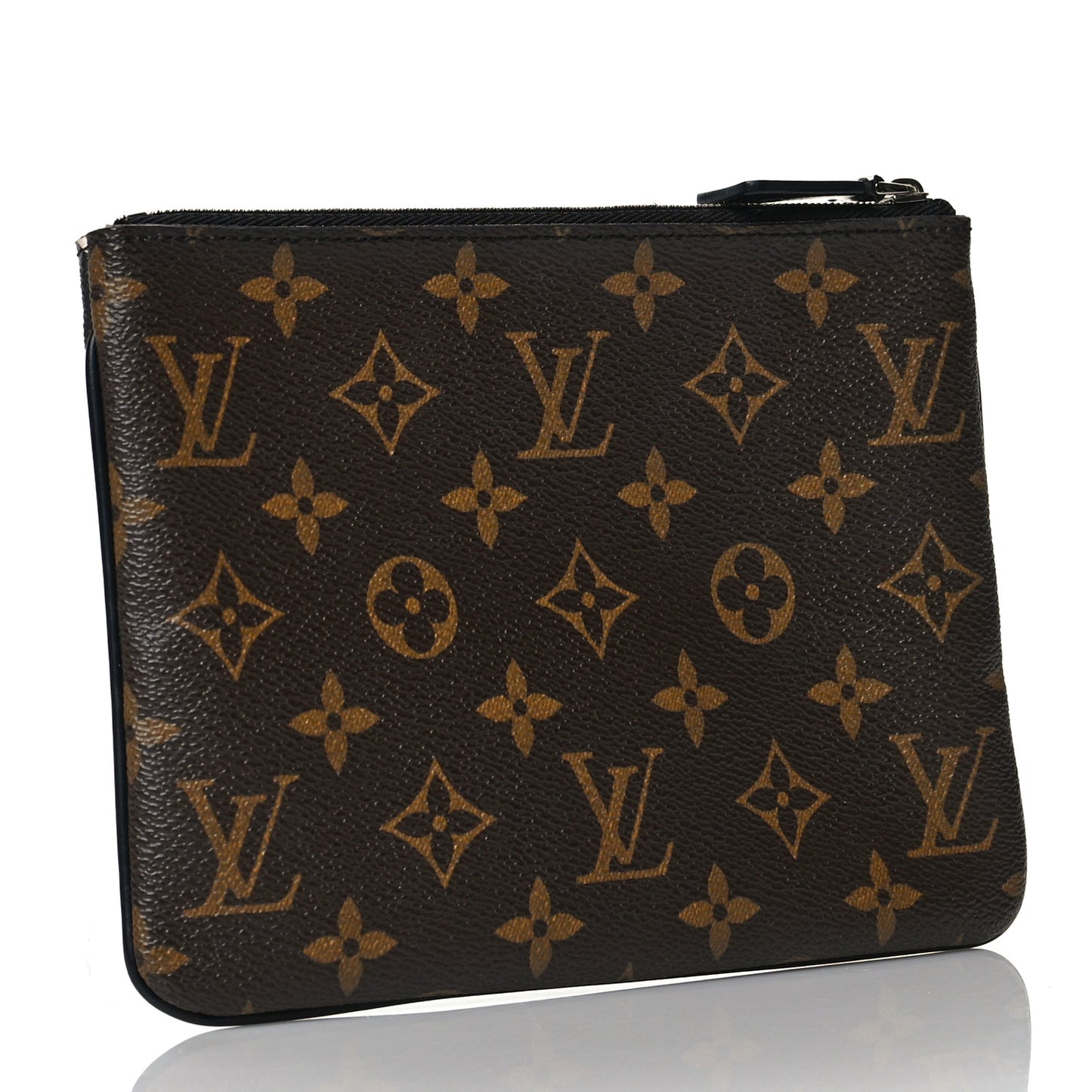 Monogram Stripes Pochette Plate PM