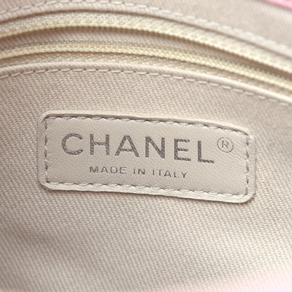 Chanel Grained Calfskin CC Pocket Tote Pink 6 of 9