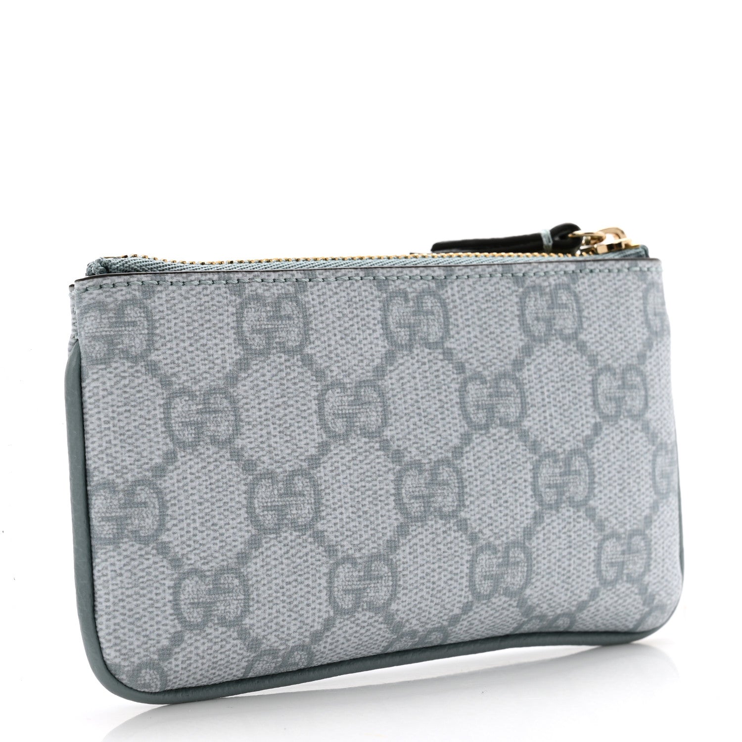 Gucci GG Supreme Monogram Web Ophidia Key Case Dusty Blue 3 of 8