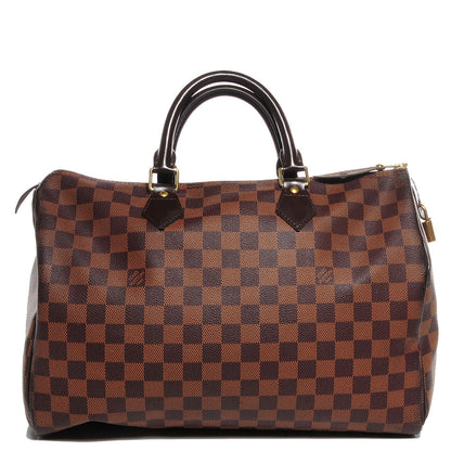 Louis Vuitton Damier Ebene Speedy 35 1 of 7