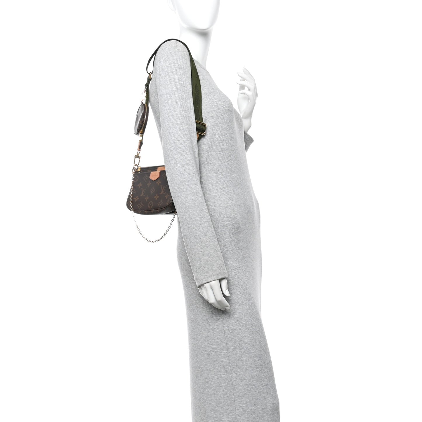 Monogram Multi Pochette Accessories Kaki