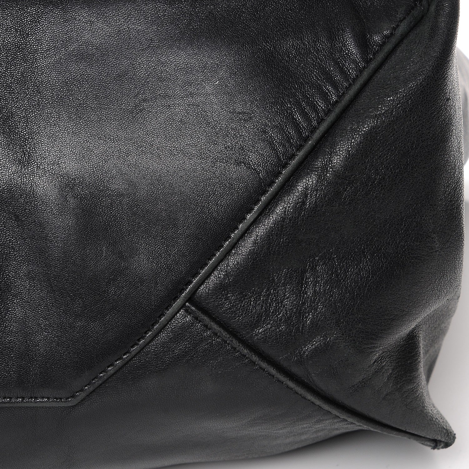Celine Lambskin Horizontal Cabas Black 16 of 17