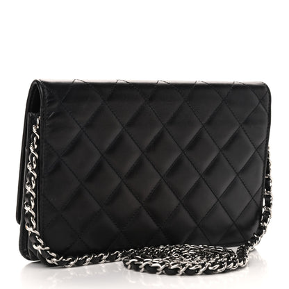 Chanel Calfskin Quilted Cambon Wallet On Chain WOC Black 3 of 11