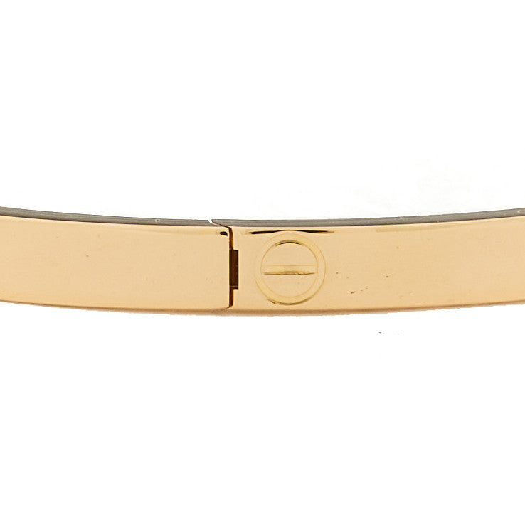 18K Yellow Gold Small LOVE Bracelet 16