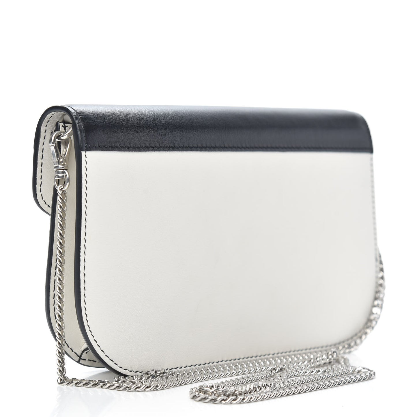 Spazzolato Sybille Monochrome Crossbody Bag White Black