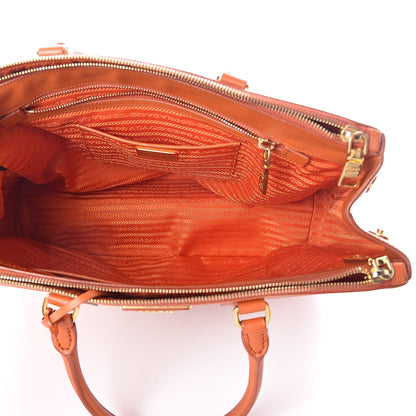 Prada Saffiano Large Galleria Double Zip Tote Papaya 5 of 13