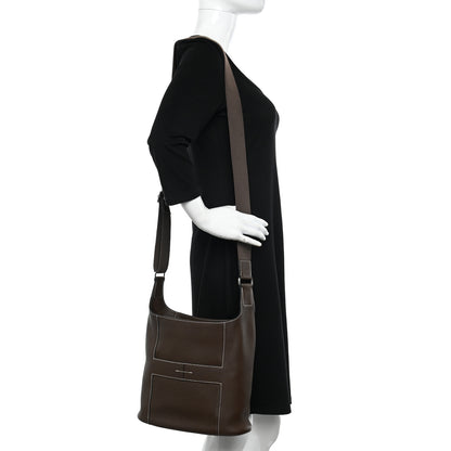 Hermes Taurillon Clemence Sac Good News PM Chocolate 2 of 10