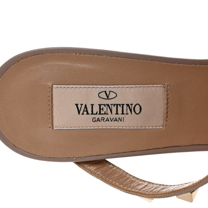 Valentino Garavani Calfskin Nappa Rockstud Cross Strap 50mm Mules 36.5 Black Poudre 7 of 8