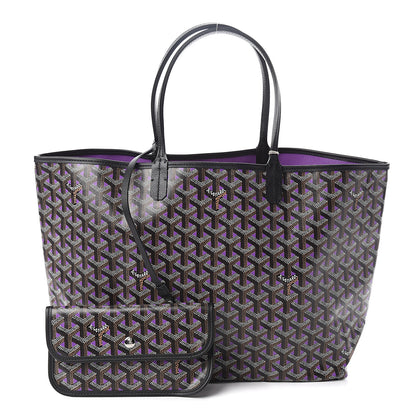 Goyard Goyardine Saint Louis Claire Voie PM Black Violet 1 of 9