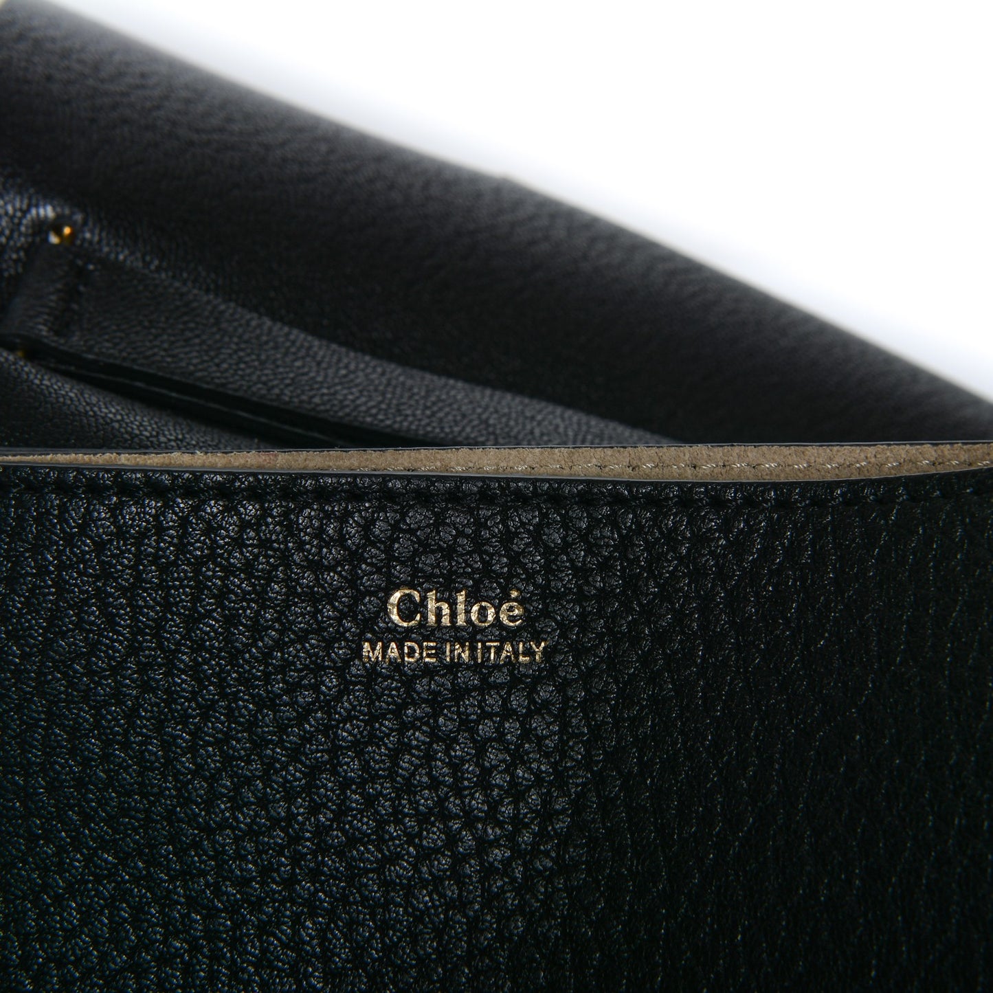 Grained Lambskin Drew Shoulder Bag Black