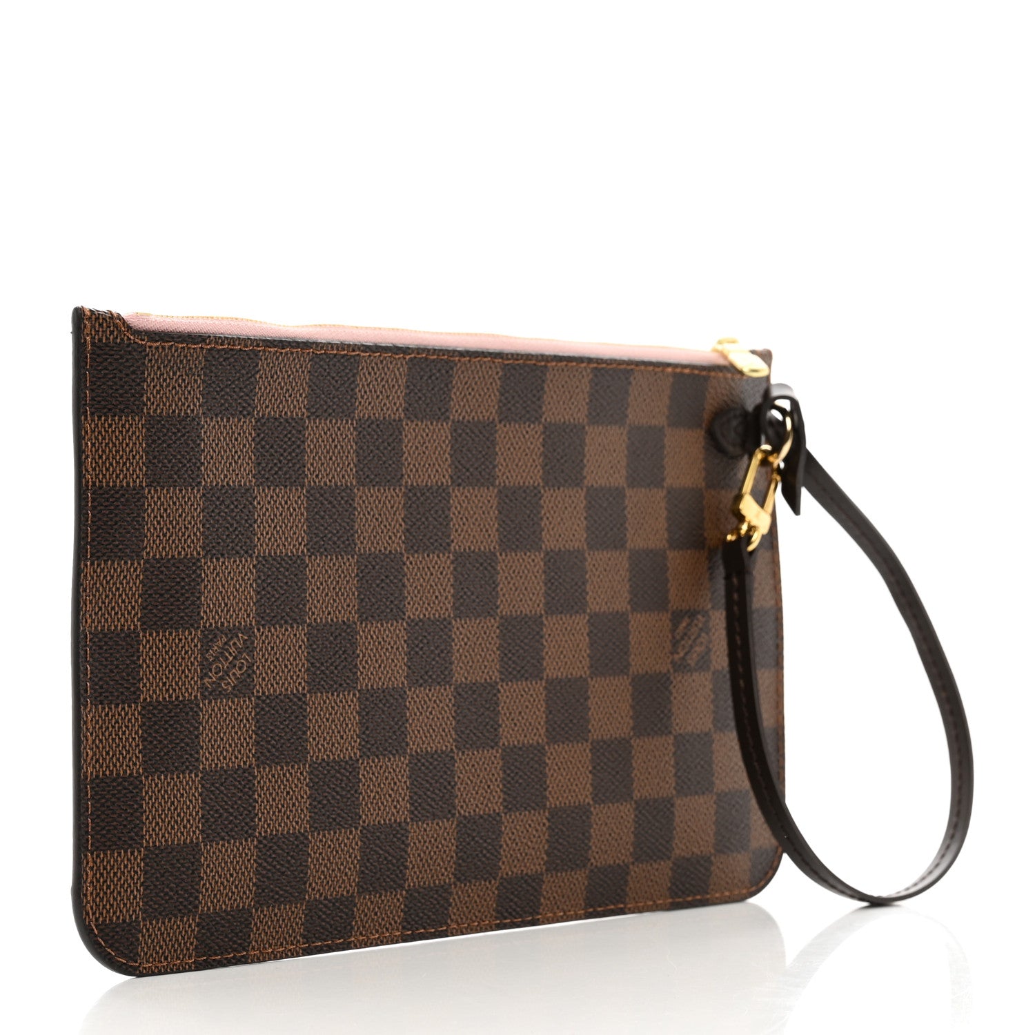 Louis Vuitton Damier Ebene Neverfull MM GM Pochette Rose Ballerine 3 of 7