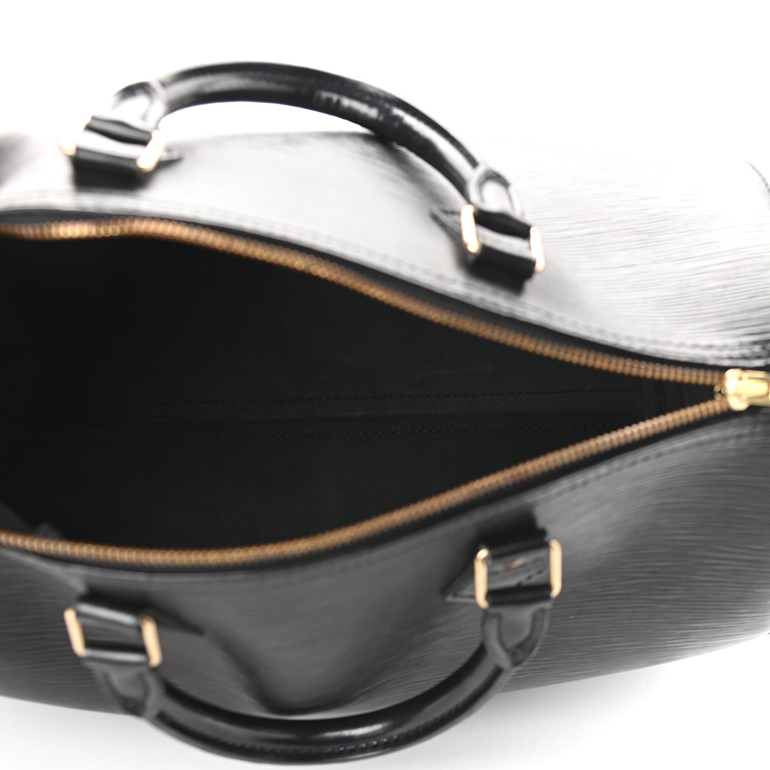 Louis Vuitton Epi Speedy 30 Black 5 of 9