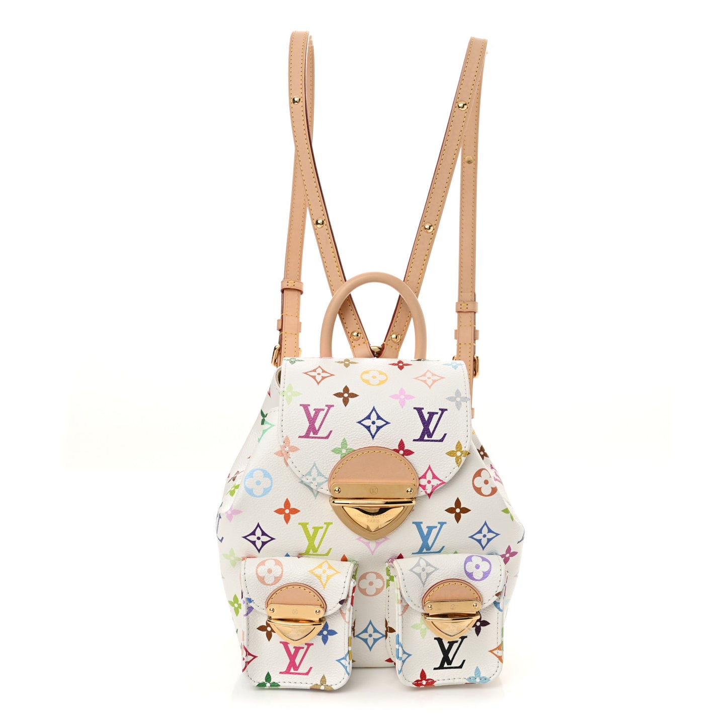 LV X TM Monogram Multicolor Venice Backpack White