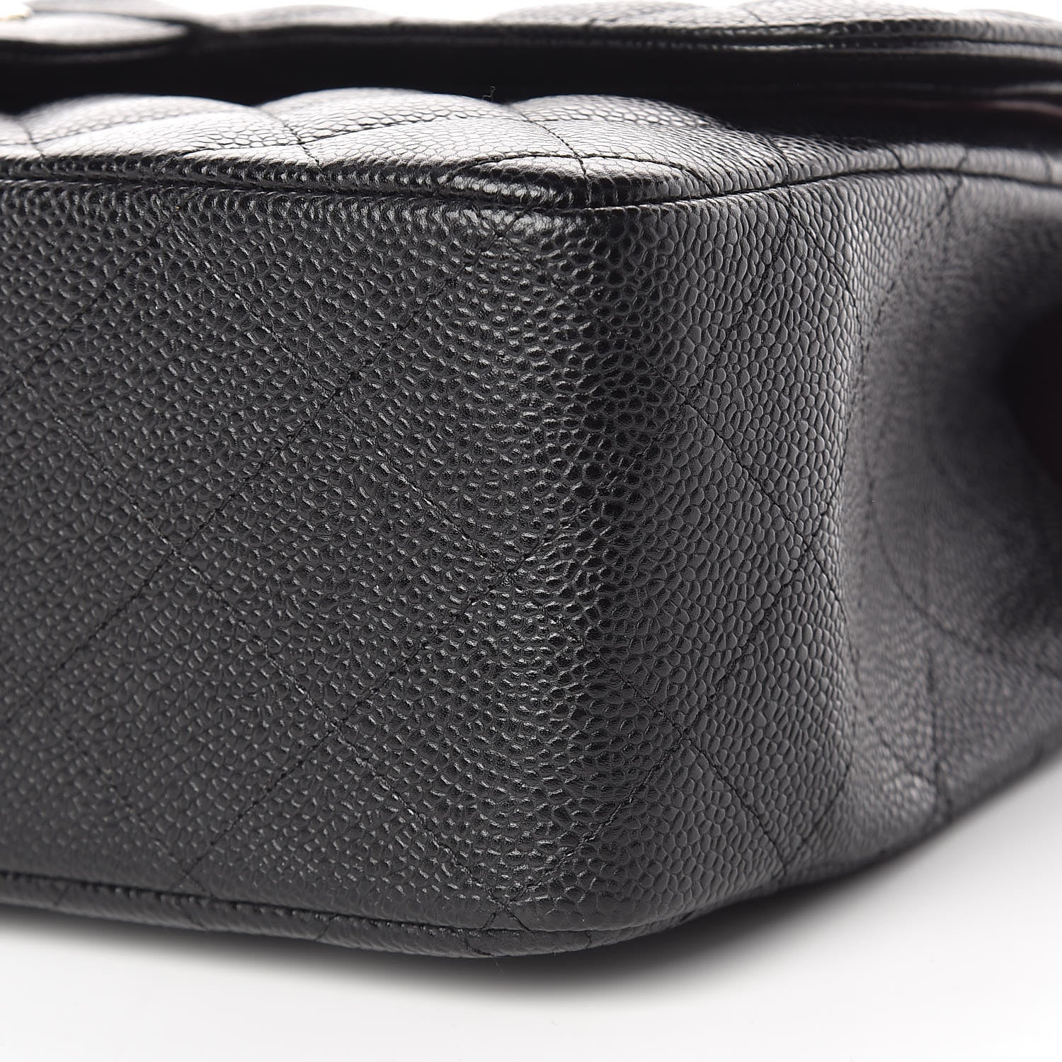 Chanel Caviar Quilted Jumbo Double Flap Black 11 of 12
