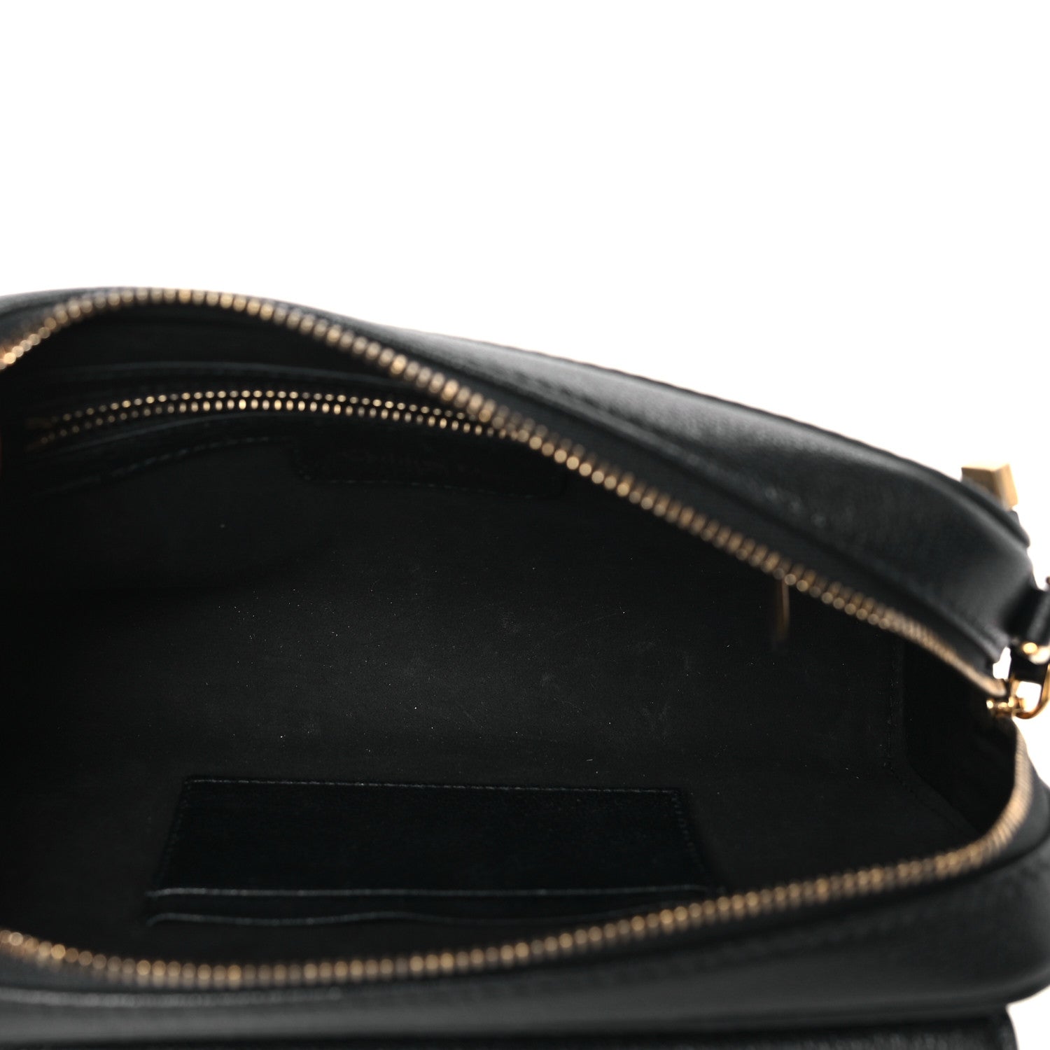 Christian Dior Goatskin Double Saddle Pouch Black 5 of 9