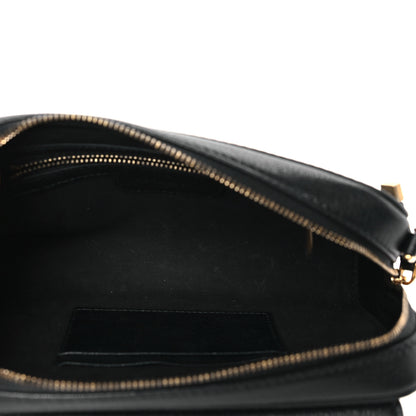 Christian Dior Goatskin Double Saddle Pouch Black 5 of 9